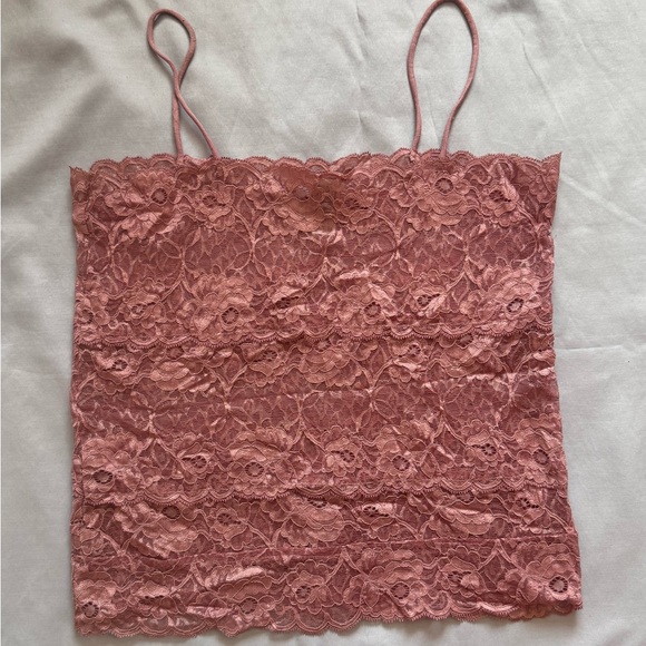 Secret Treasures Pink Lace Cami Top | Size Small - Picture 3 of 4
